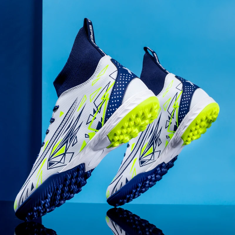 Chaussures de football respirantes pour adolescents, chaussures de football pour hommes, baskets pour adultes, terrain de jeu professionnel TF et FG, taille 35-46 – Image 4