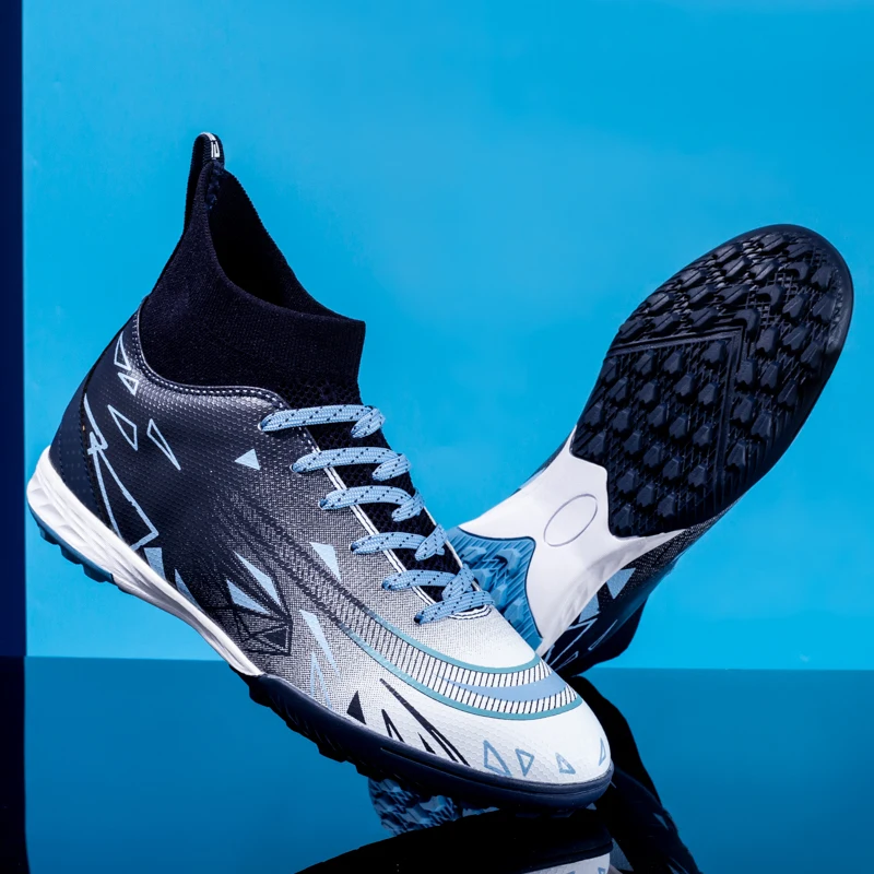 Chaussures de football respirantes pour adolescents, chaussures de football pour hommes, baskets pour adultes, terrain de jeu professionnel TF et FG, taille 35-46 – Image 6