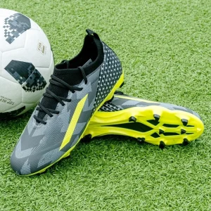 Chaussure de Football unisexe à longues pointes de marque classique, baskets de Football professionnelles, confortables et résistantes, chaussures de Football en plein air