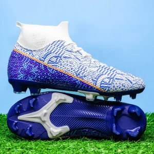 Bottes de terrain de Football professionnelles pour hommes, chaussures de Football en salle TF/FG, crampons de société pour femmes, chaussures d'entraînement ultralégères