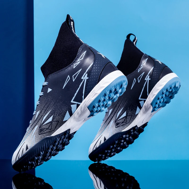 Chaussures de football respirantes pour adolescents, chaussures de football pour hommes, baskets pour adultes, terrain de jeu professionnel TF et FG, taille 35-46 – Image 3