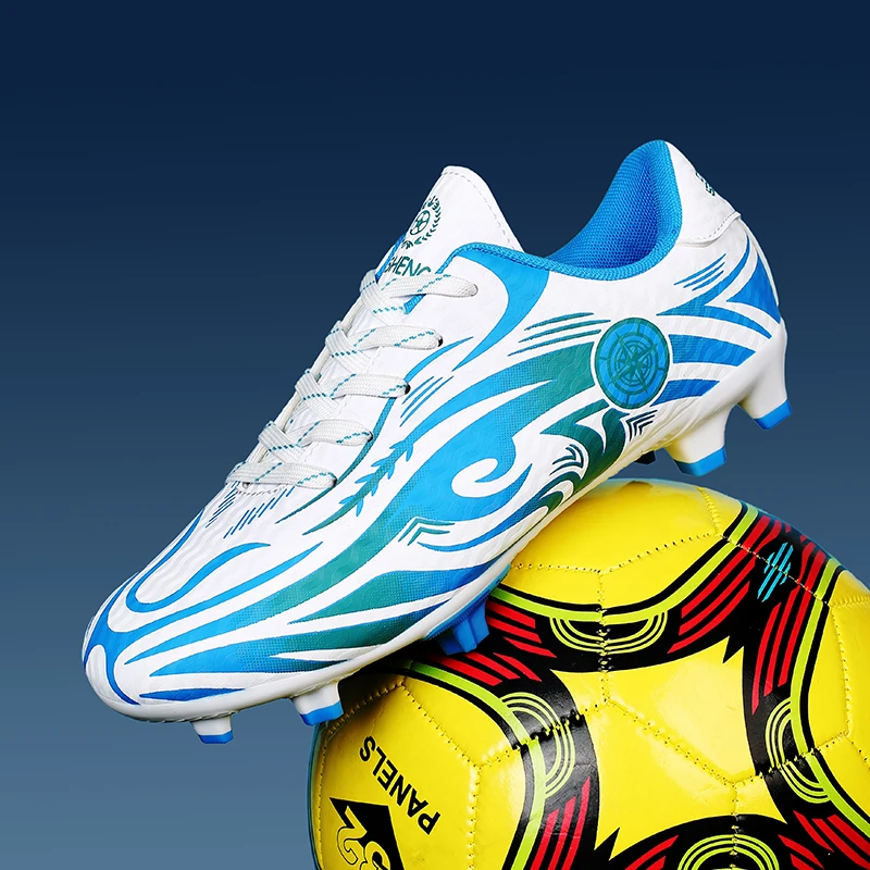 Nouveau Hommes chaussures de Football unisexe respirant crampons de sport bottes de Football professionnel en plein air ultraléger antidérapant – Image 3