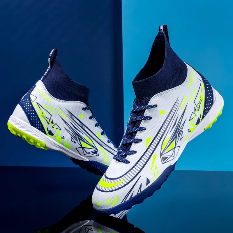 Chaussures de football respirantes pour adolescents, chaussures de football pour hommes, baskets pour adultes, terrain de jeu professionnel TF et FG, taille 35-46 – Image 5