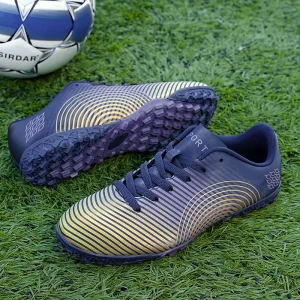 Alternative view of Crampons de Football unisexes pour jeunes, chaussures de Football légères pour l'entraînement des matchs, poignée améliorée, durables, TF, confortables et respirantes