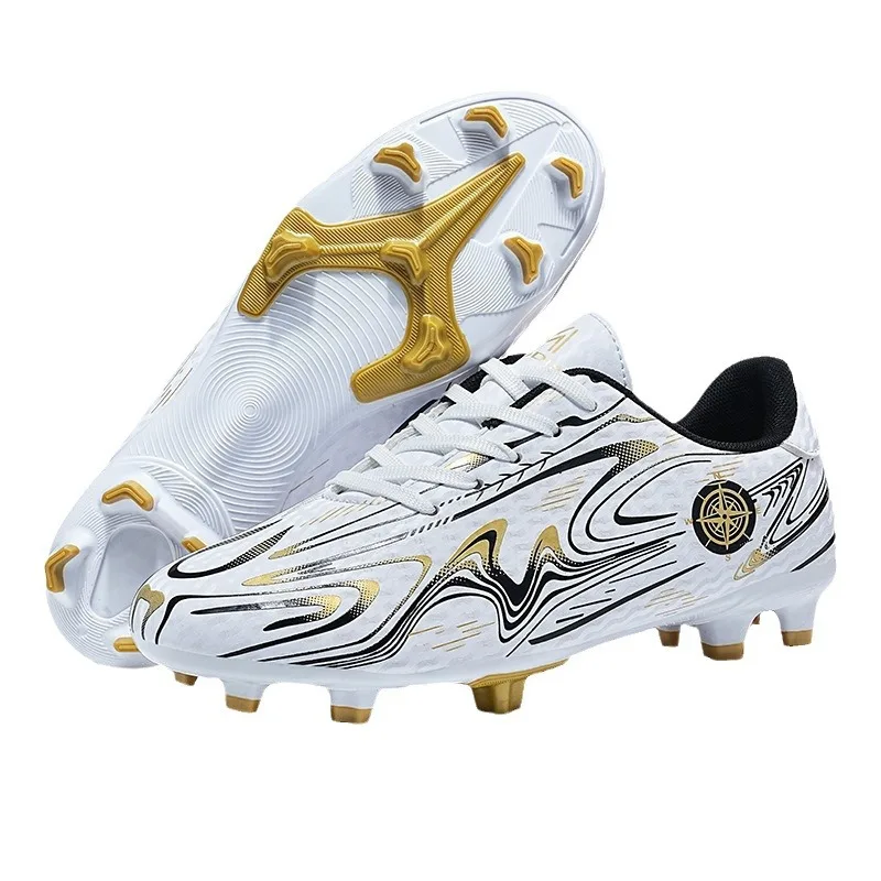 Chaussures de football pour enfants, grande taille, pour hommes, plein air, élèves du primaire et du secondaire, ongles cassés, chaussures d'entraînement, course – Image 5