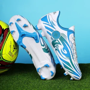 Nouveau Hommes chaussures de Football unisexe respirant crampons de sport bottes de Football professionnel en plein air ultraléger antidérapant