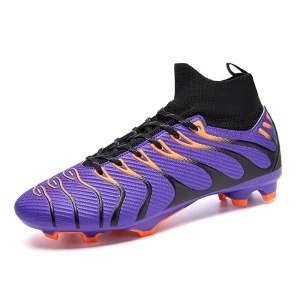 Chaussures de Football chaussures de Football professionnelles pour hommes crampons de terrain haut de gamme Football adolescent anti-dérapant Crampon Futbol baskets 2025