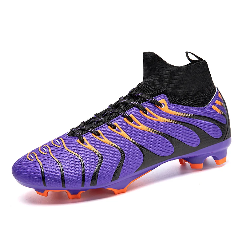 Chaussures de Football chaussures de Football professionnelles pour hommes crampons de terrain haut de gamme Football adolescent anti-dérapant Crampon Futbol baskets 2025