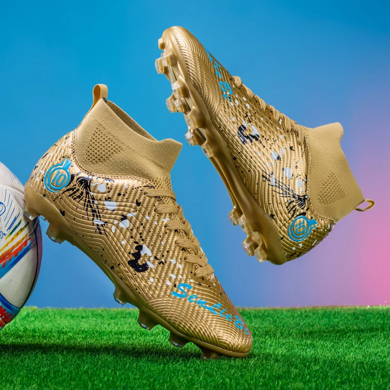 Crampons de Football de haute qualité pour hommes chaussures de Football société garçons bottes de Football enfants chaussures de Football baskets bottes de Football unisexes – Image 6