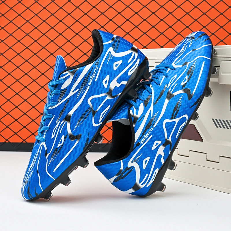 Baskets d'extérieur chaussures de Football professionnelles pour hommes bottes de Football d'entraînement en salle de société chaussures de Football rapides à semelles en caoutchouc