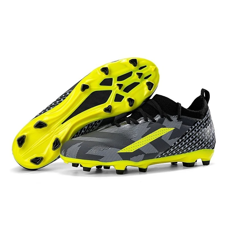 Chaussure de Football unisexe à longues pointes de marque classique, baskets de Football professionnelles, confortables et résistantes, chaussures de Football en plein air – Image 2