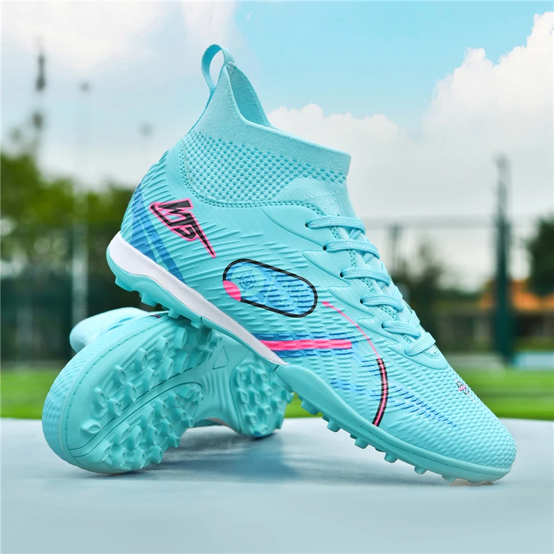 Chaussures de Football professionnelles pour adolescents, garçons et filles, chaussures de sport antidérapantes et respirantes, nouvelle collection – Image 5