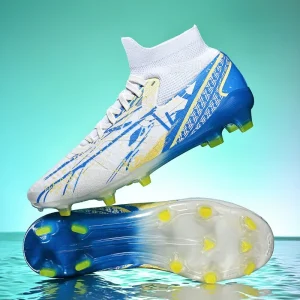 Nouveaux hommes chaussures de Football Sport en plein air adulte bottes de Football Match unisexe crampons ultraléger antidérapant confortable herbe de haute qualité