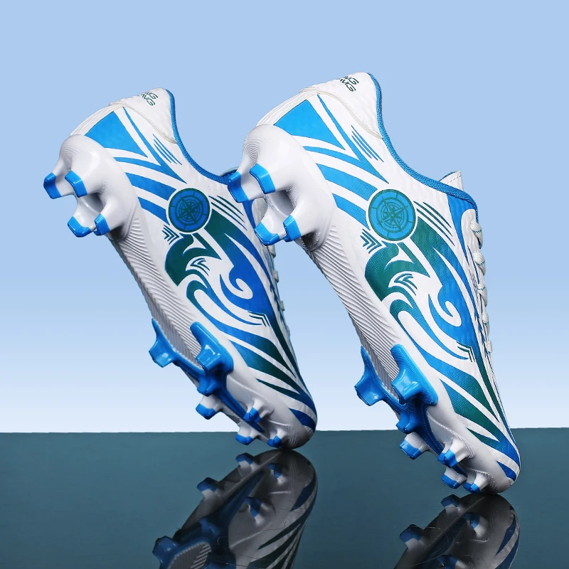Nouveau Hommes chaussures de Football unisexe respirant crampons de sport bottes de Football professionnel en plein air ultraléger antidérapant – Image 4