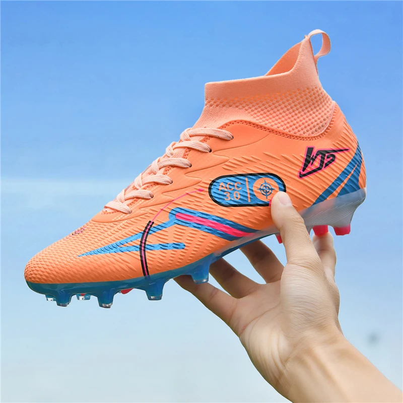 Chaussures de Football professionnelles pour adolescents, garçons et filles, chaussures de sport antidérapantes et respirantes, nouvelle collection