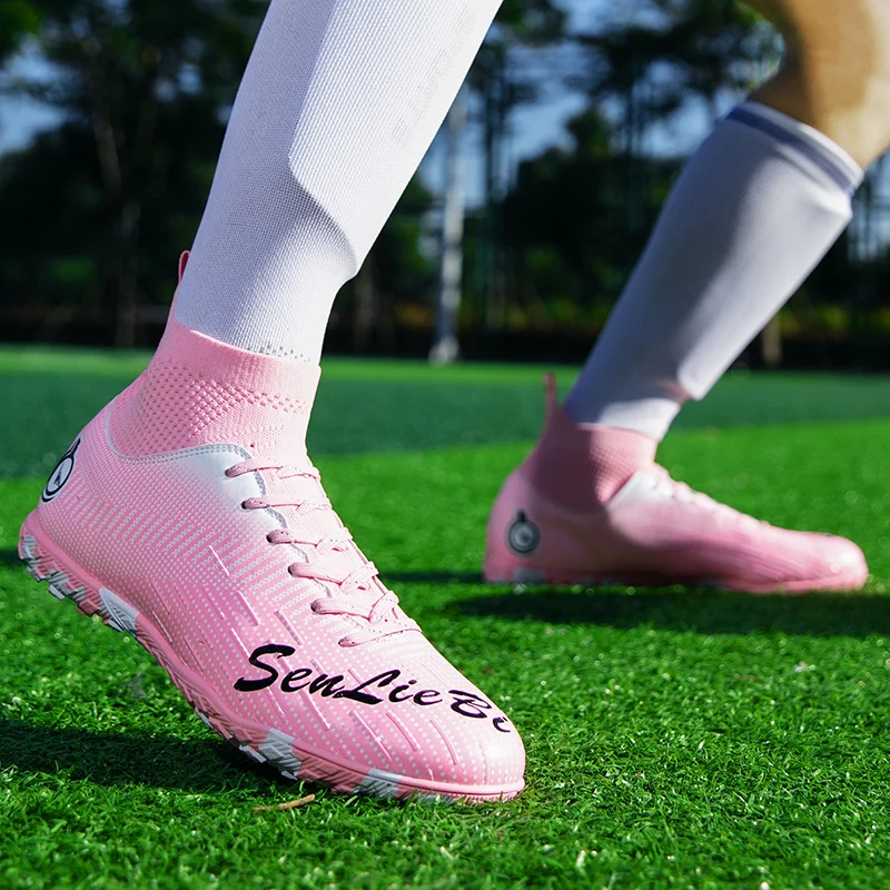 Bottes de Football originales pour hommes, chaussures de Football rapides, chaussures de Football professionnelles, crampons d'entraînement, baskets TF/FG, bottes de Football en salle – Image 6